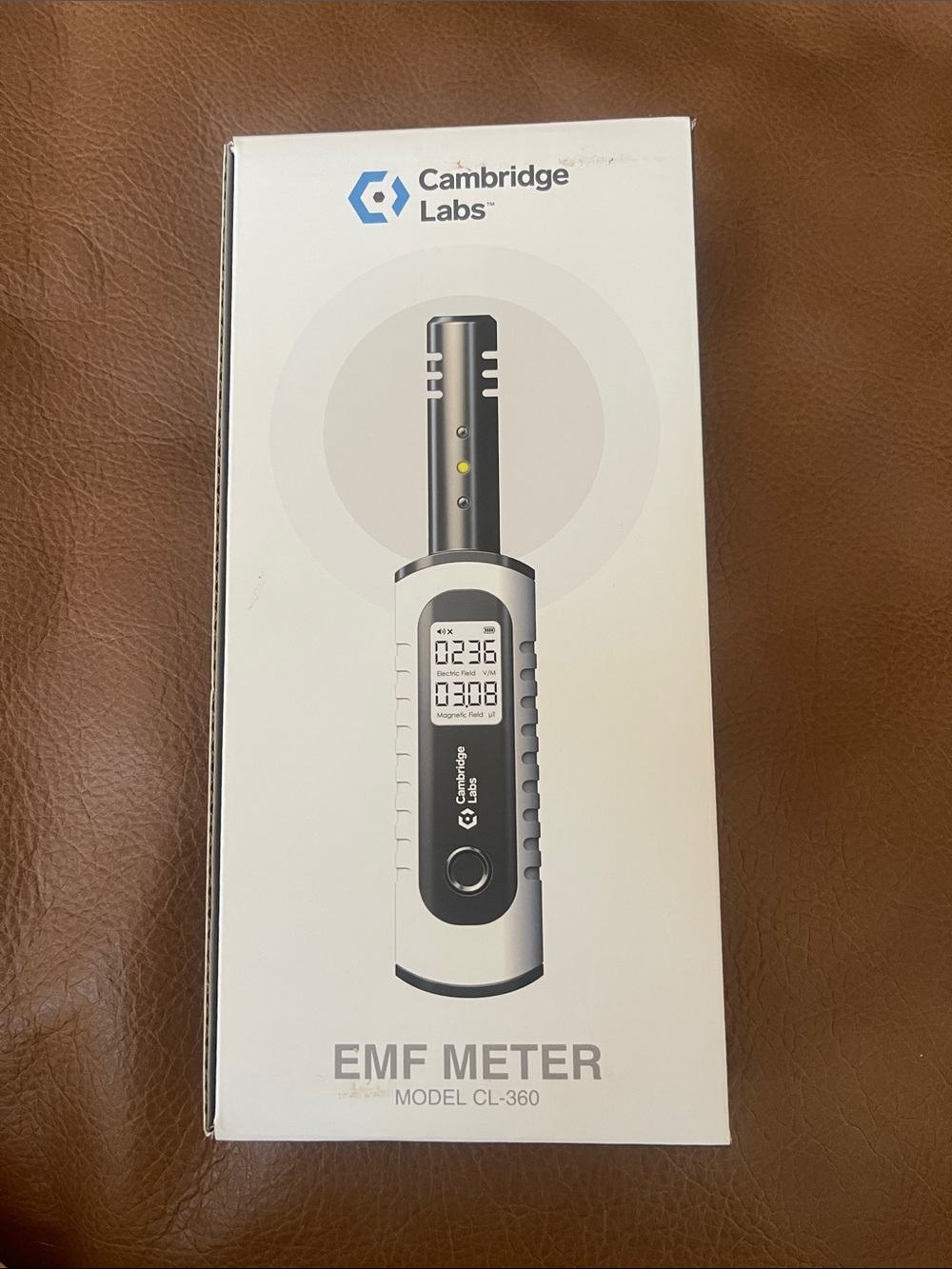 Cambridge Labs EMF Meter CL-360 - White and Black